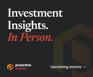 Proactive Events: Investment Insights. In Person.