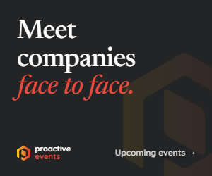 Proactive Events: Meet companies face to face.